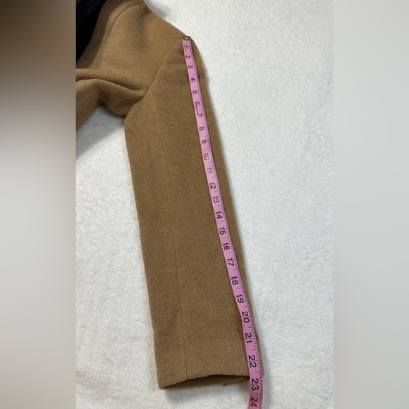 Rag & Bone Wool Tan Camel Hair Peacoat Coat  Size XS or 0 - Picture 6 of 16